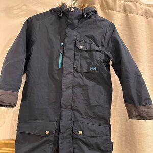 Helly Hansen Kids' Dark Blue Puffer Coat